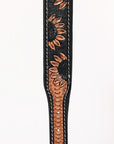 HILASON Western Genuine Leather Heavy Duty Hand Painted Dog Collar