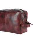 Never Mind Nmbgm137C Toiletry Vintage Handmade Genuine Cowhide Leather Women Bag Western Handbag Purse