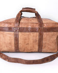 Never Mind Duffel Genuine Leather Women Bag Western Handbag Purse