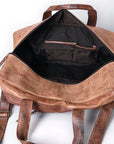 Never Mind Duffel Genuine Leather Women Bag Western Handbag Purse
