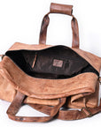 Never Mind Duffel Genuine Leather Women Bag Western Handbag Purse