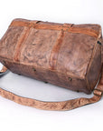 Never Mind Duffel Genuine Leather Women Bag Western Handbag Purse