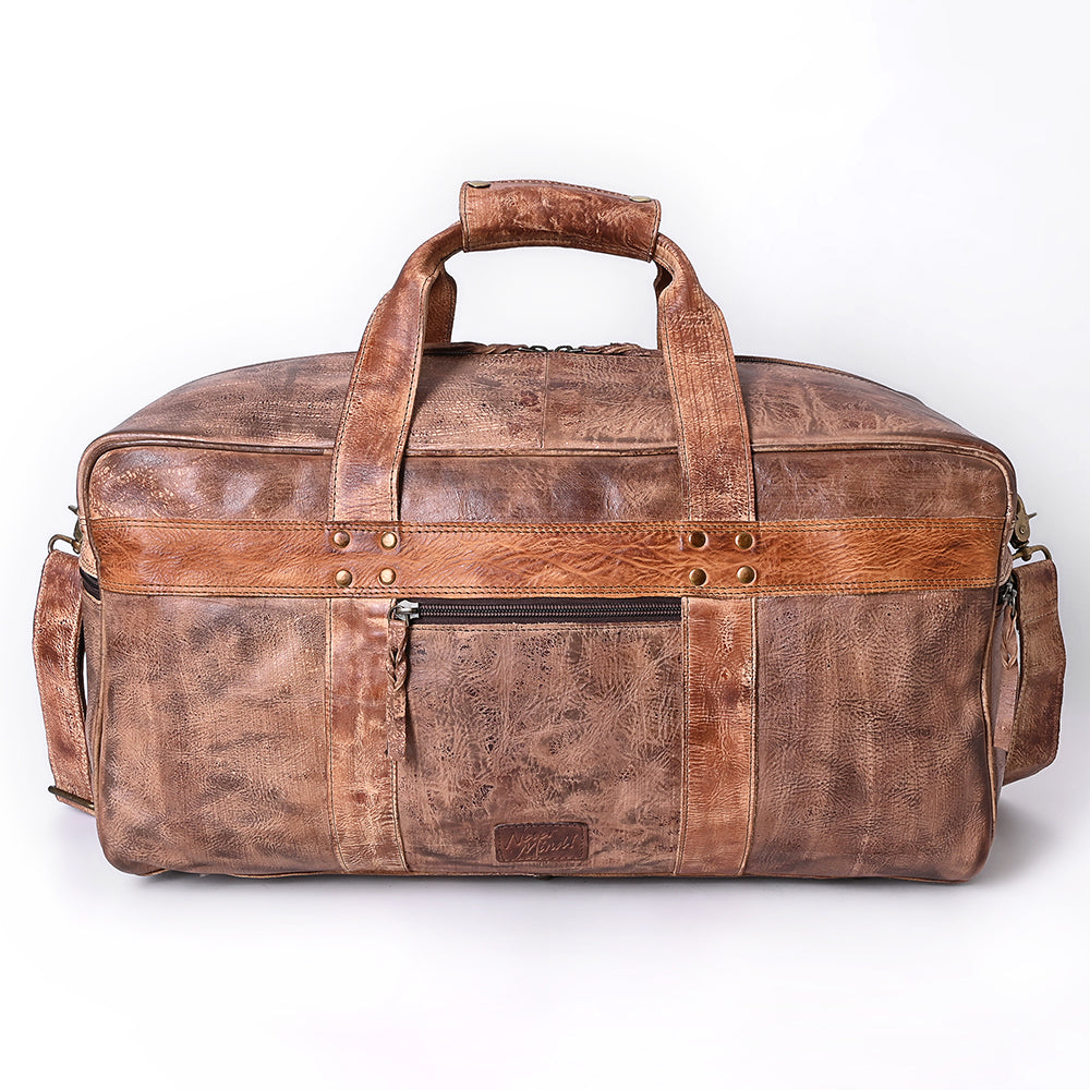 Never Mind Duffel Genuine Leather Women Bag Western Handbag Purse