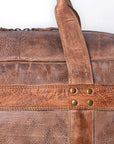 Never Mind Duffel Genuine Leather Women Bag Western Handbag Purse