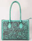 ADBGZ757B American Darling Hand Tooled Genuine Leather Women Bag Western Handbag Purse