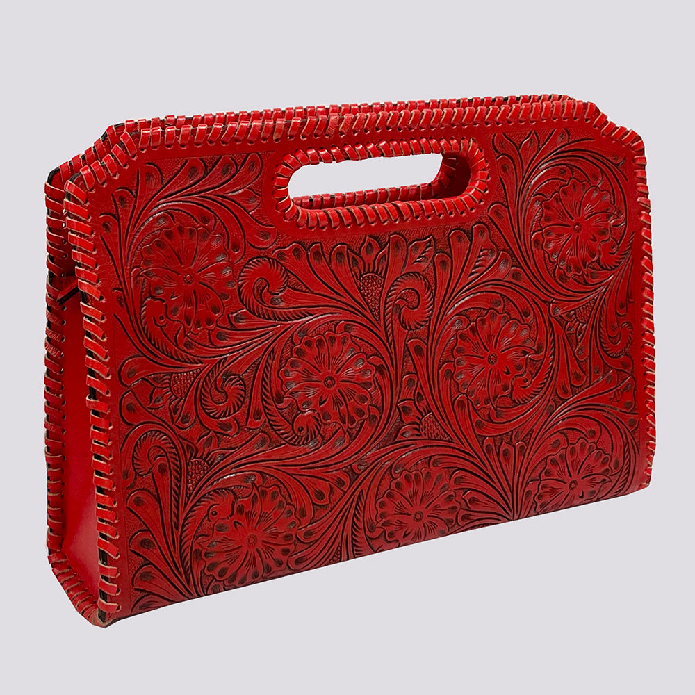 ADBGZ759B American Darling Hand Tooled Genuine Leather Women Bag Western Handbag Purse