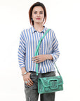 ADBGZ761B American Darling Hand Tooled Genuine Leather Women Bag Western Handbag Purse