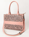 American Darling ADBGZ762B Hand Tooled Genuine Leather Women Bag Western Handbag Purse