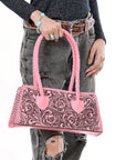 American Darling Hand Tooled Genuine Leather Women Bag Western Handbag Purse