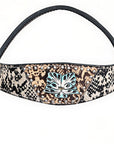 HILASON Western Horse Headstall Breast Collar Leather Brown