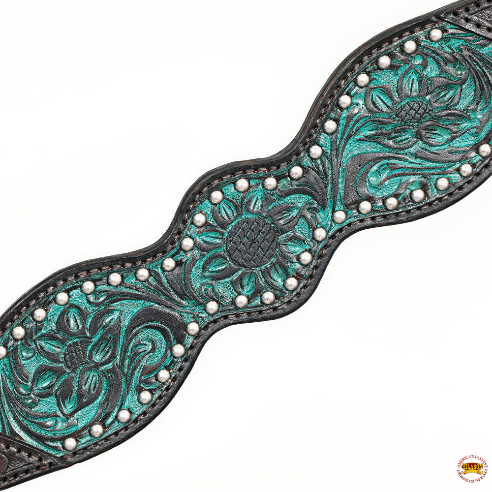 HILASON W. H. Headstall Breast Collar Leather Brown – Hilason