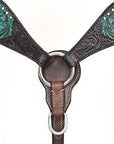 HILASON W. H. Headstall Breast Collar Leather Brown – Hilason