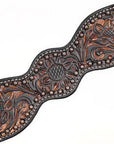 HILASON Western Horse Headstall Breast Collar Leather Brown