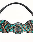 HILASON Western Horse Headstall Breast Collar Leather Brown