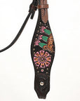 HILASON Western Horse Headstall Breast Collar Leather Brown