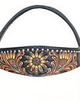 HILASON Western Horse Headstall Breast Collar Leather Brown