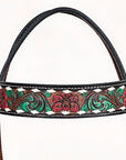 HILASON Western Horse Headstall Breast Collar Leather Brown
