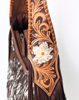 American Darling Hobo Hair On Genuine Leather women bag western handbag purse