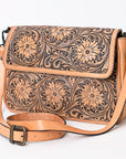 American Darling ADBGZ771 Crossbody Hand Tooled Genuine Leather Women Bag Western Handbag Purse