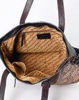 ADBGZ769 American Darling Hand Tooled Hair On Genuine Leather Women Bag Western Handbag Purse