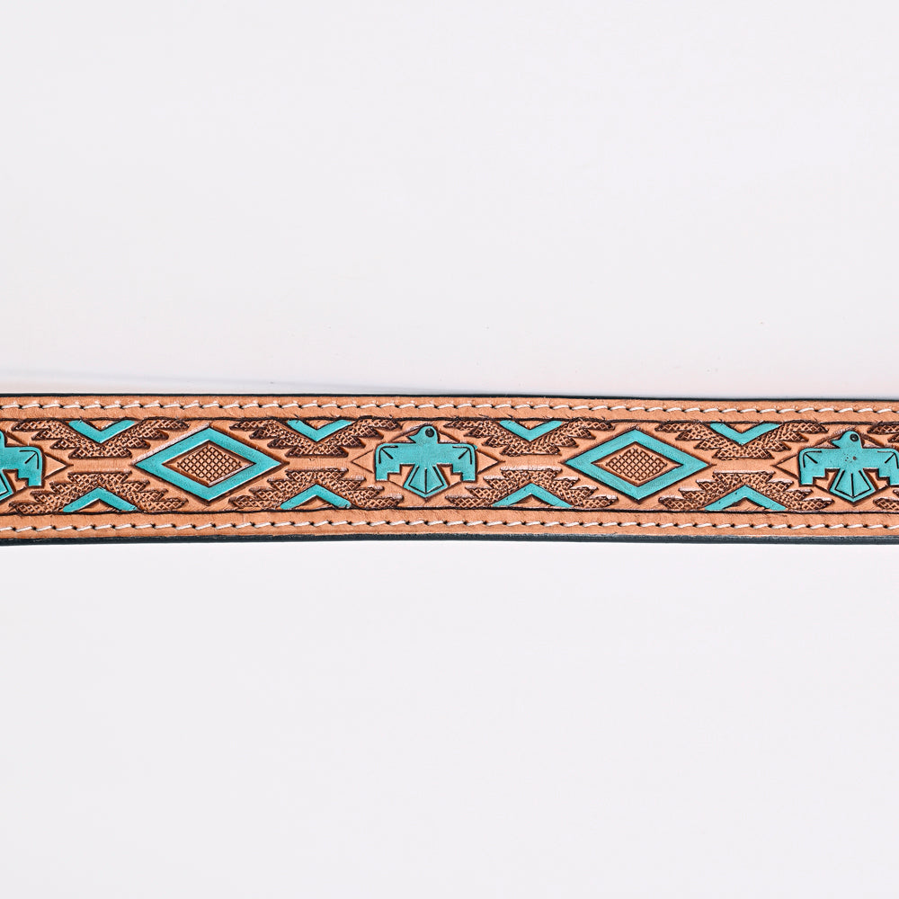 American Darling Beautifully Hand Tooled Genuine American Leather Belt Men and  Women