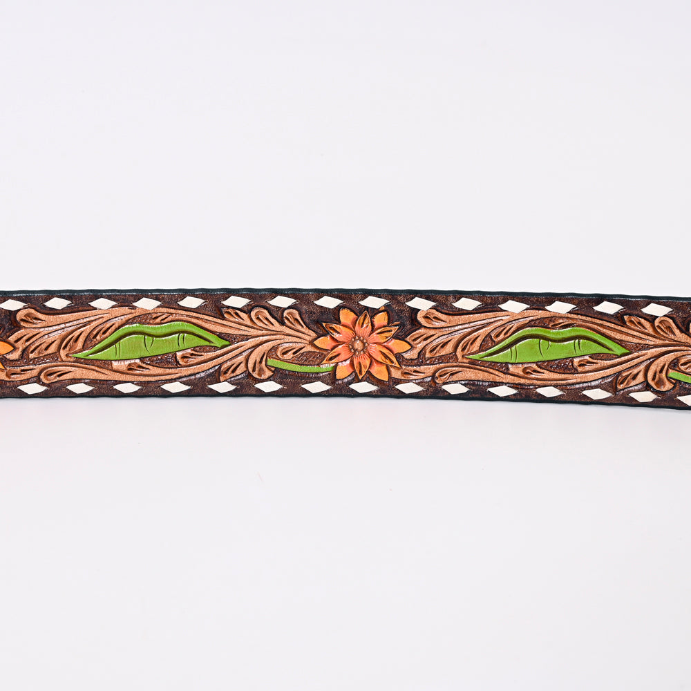 American Darling Beautifully Hand Tooled Genuine American Leather Belt Men and  Women