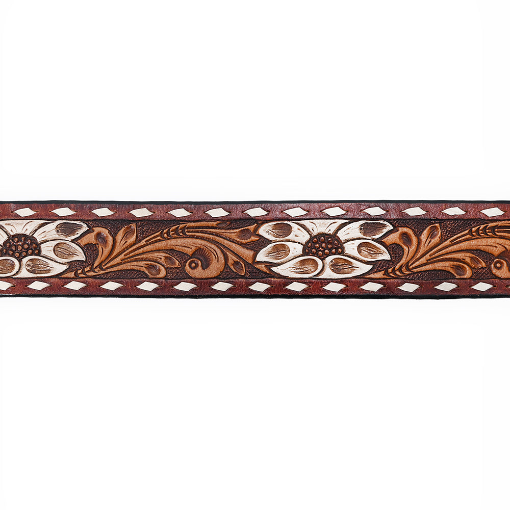American Darling Beautifully Hand Tooled Genuine American Leather Belt Men and  Women