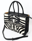 American Darling Briefcase Hair On Genuine Leather women bag western handbag purse