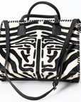 American Darling Briefcase Hair On Genuine Leather women bag western handbag purse