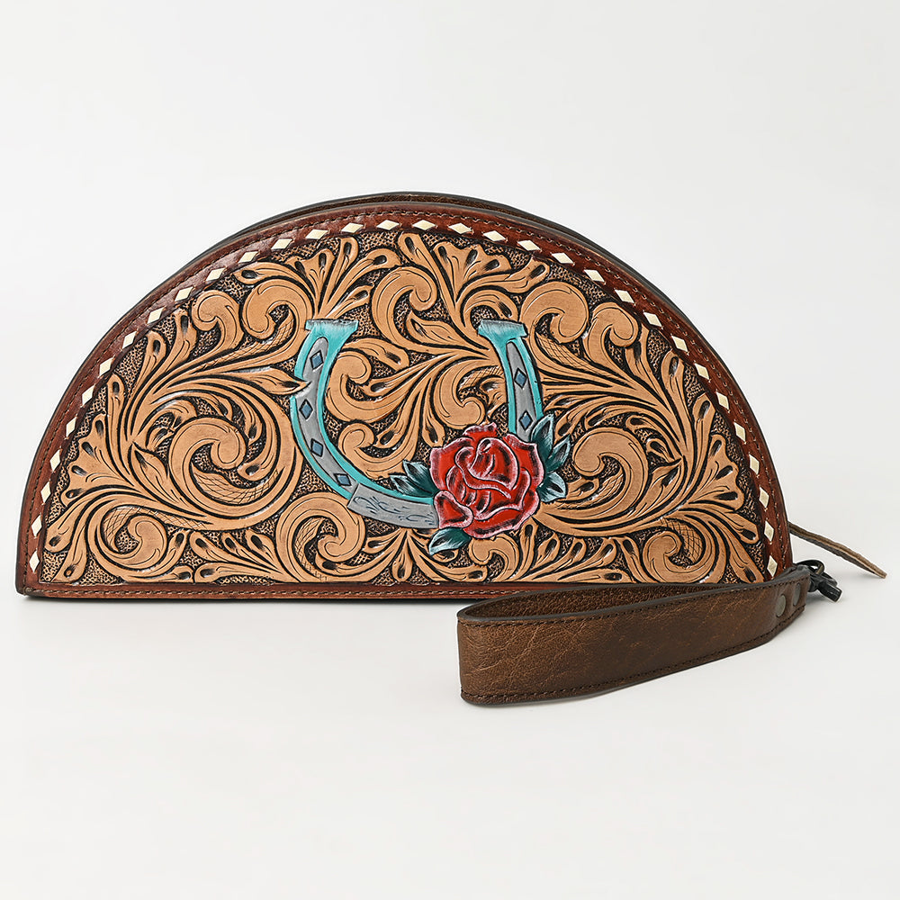 American Darling Wristlet Genuine Leather Women Bag Western Handbag Purse