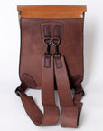American Darling ADBGZX909 Backpack Hand Tooled Hair-On Genuine Leather Women Bag Western Handbag Purse