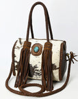 American Darling Duffel Genuine Leather Women Bag Western Handbag Purse