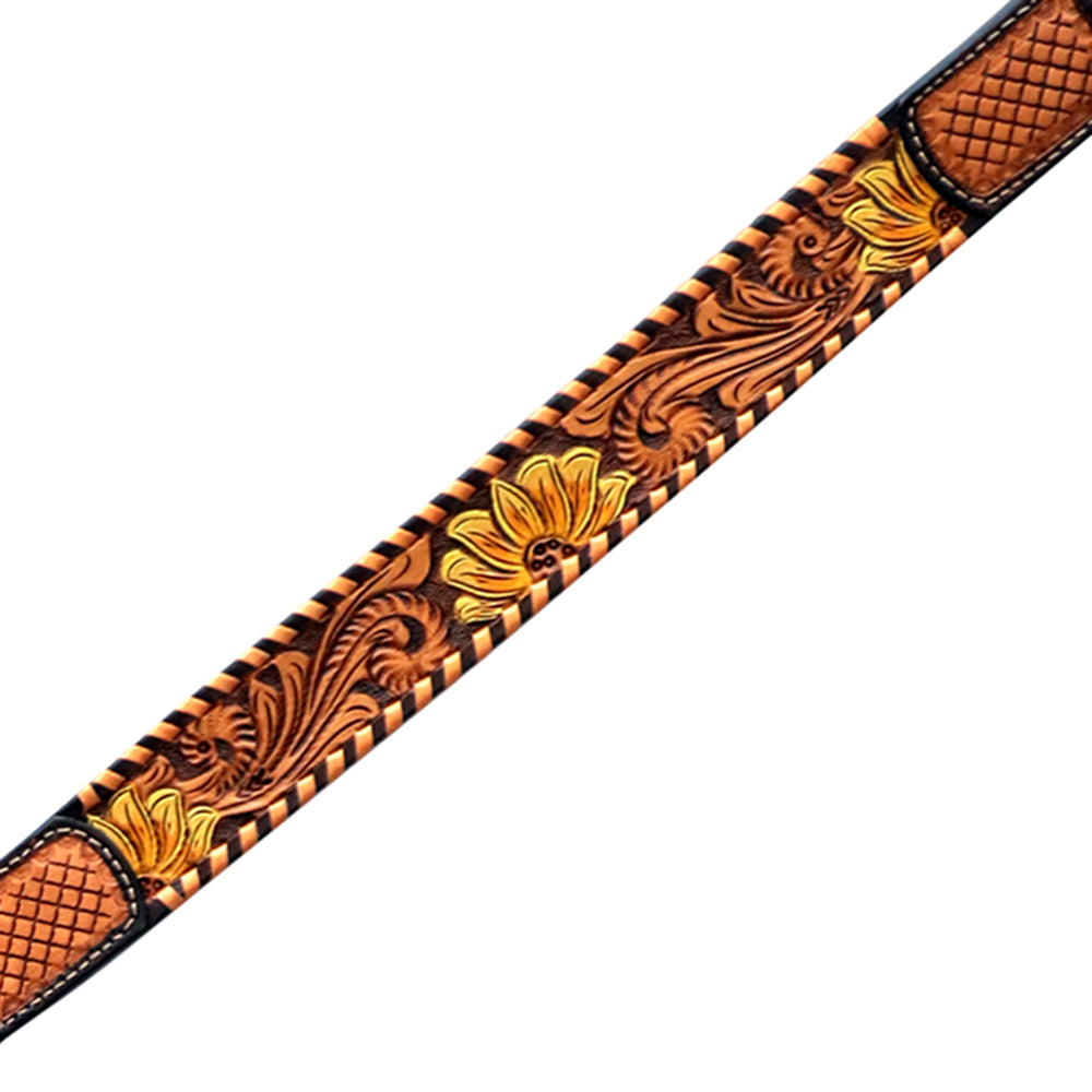 Hilason Western Horse Headstall Breast Collar Set American Leather