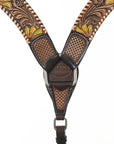 Hilason Genuine Leather Western Horse Tack Set Brown