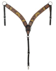 Hilason Genuine Leather Western Horse Tack Set Brown