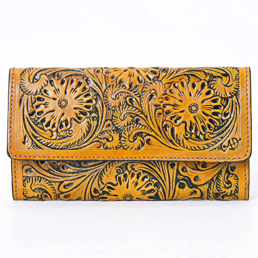 American Darling Hand Tooled Genuine Leather Women Bag Western Handbag Purse