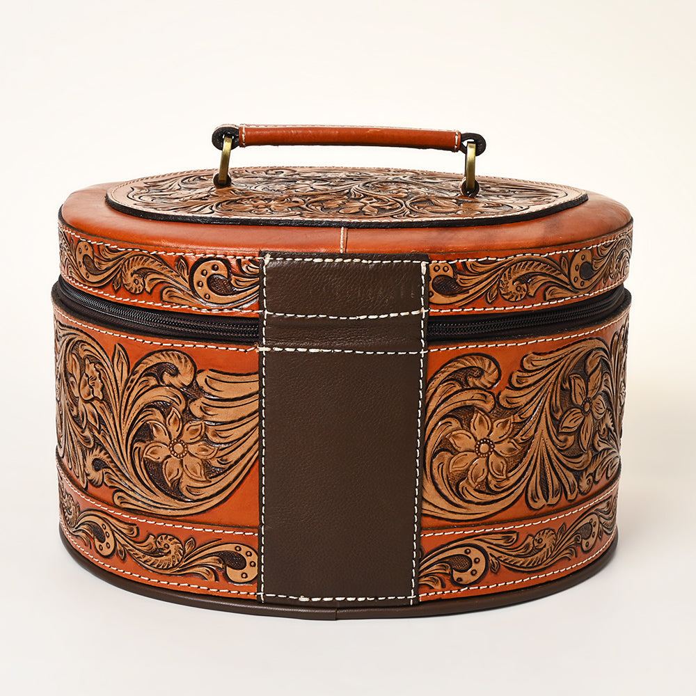 American Darling ADBGA412 Jewelry Case Hand Tooled Genuine Leather women bag western handbag purse