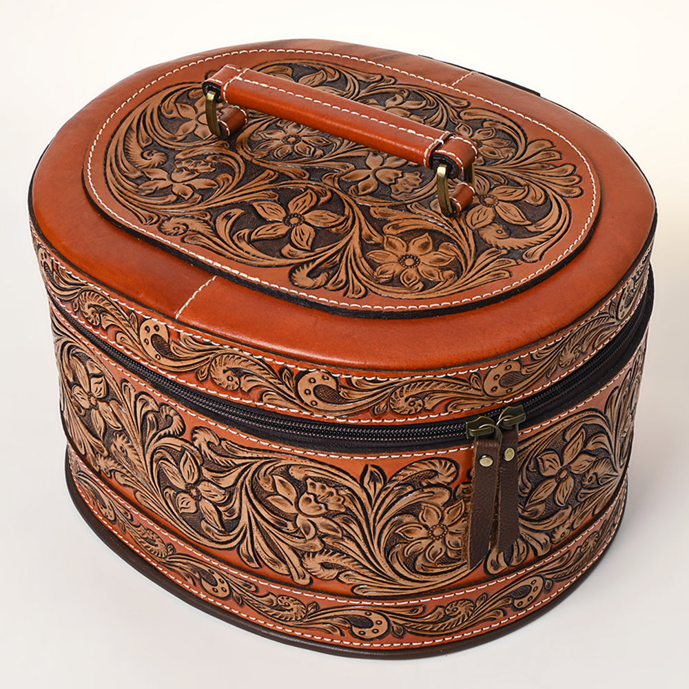 American Darling ADBGA412 Jewelry Case Hand Tooled Genuine Leather women bag western handbag purse