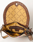 American Darling ADBGA414 Saddle Blanket Genuine Leather Women Bag Western Handbag Purse