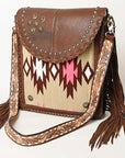 American Darling ADBGA414 Saddle Blanket Genuine Leather Women Bag Western Handbag Purse