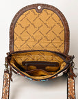 American Darling ADBGA415 Saddle Blanket Genuine Leather Women Bag Western Handbag Purse