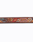 American Darling ADBLF105-L Beautifully Hand Tooled Genuine American Leather Belt Men and  Women