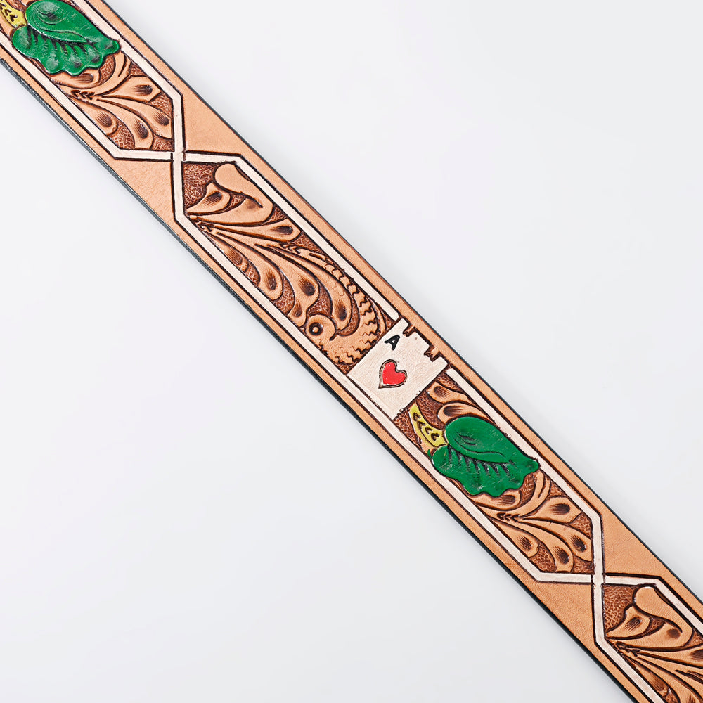 American Darling Beautifully Hand Tooled Genuine American Leather Belt Men and  Women