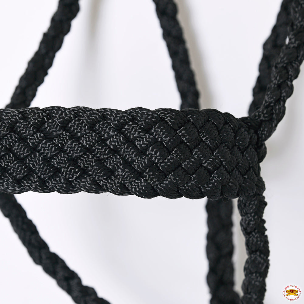 8 Ft Hilason Western Nylon Poly Flat Braided Mule Tape Halter And Lead  Rope