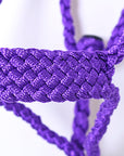 8 Ft Hilason Western Nylon Poly Flat Braided Mule Tape Halter And Lead  Rope