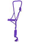 8 Ft Hilason Western Nylon Poly Flat Braided Mule Tape Halter And Lead  Rope