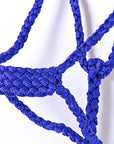 8 Ft Hilason Western Nylon Poly Flat Braided Mule Tape Halter And Lead  Rope