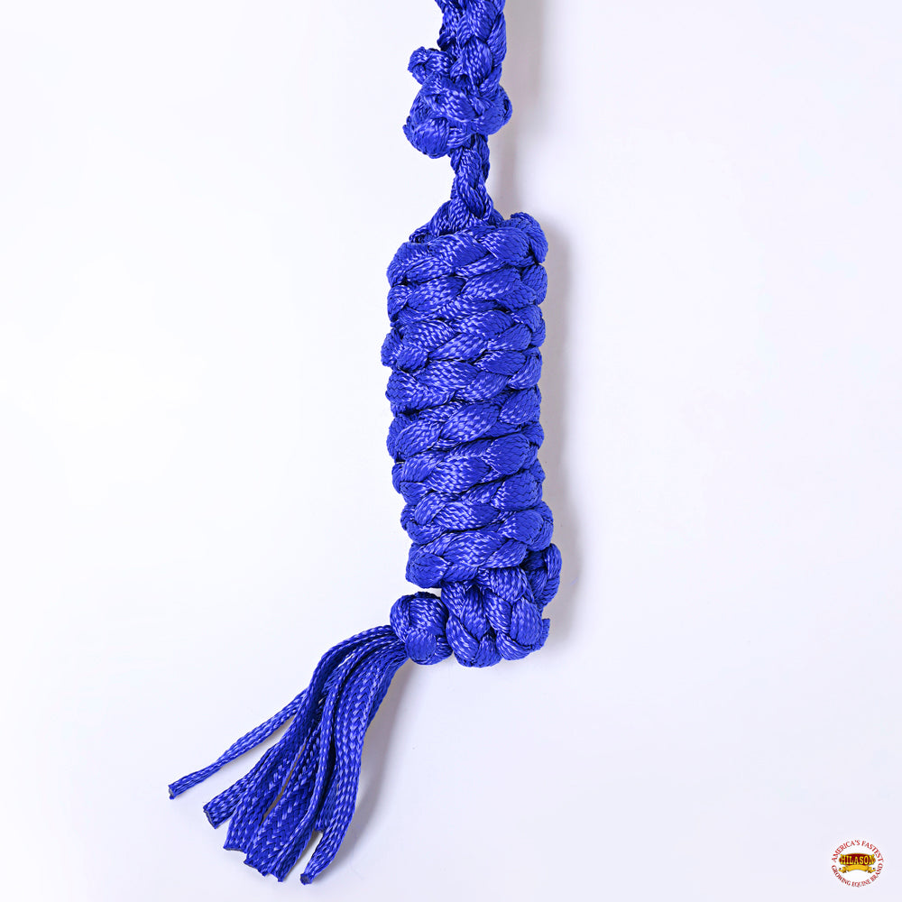 8 Ft Hilason Western Nylon Poly Flat Braided Mule Tape Halter And Lead  Rope