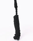 8 Ft Hilason Western Horse Halter Basic Poly Rope With Lead Floral Leather Black