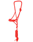 8 Ft Hilason Western Nylon Poly Flat Braided Mule Tape Halter And Lead  Rope